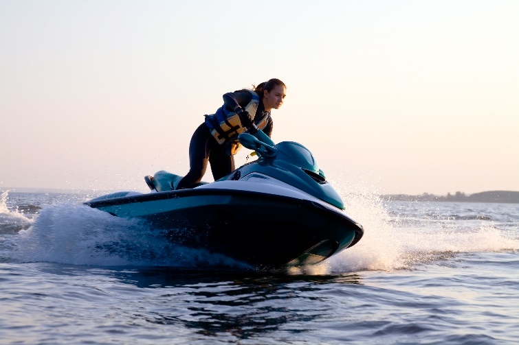 A person on a jet ski

Description automatically generated